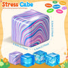 Colorful Squishy Stress Cube