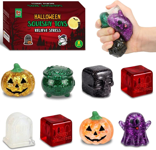 Halloween Squishy Stress Toy Set