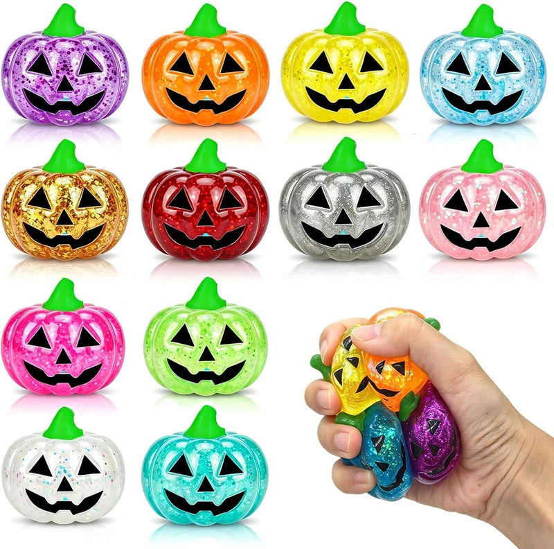 Glitter Pumpkin Squishy Toys