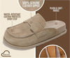 Genuine Leather Slip On Clogs
